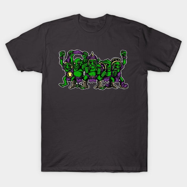 Fantasy Football Goblin Team - Purple T-Shirt by Spevna